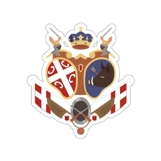 Coat of arms of Revolutionary Serbia STICKER Vinyl Die-Cut Decal 2 Inch - The Sticker Space