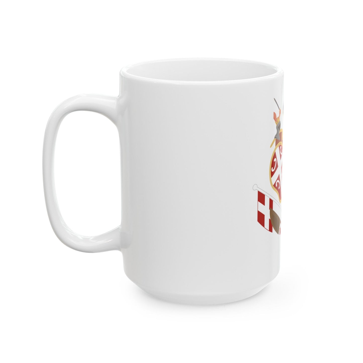 Coat of arms of Revolutionary Serbia - White Coffee Mug-The Sticker Space