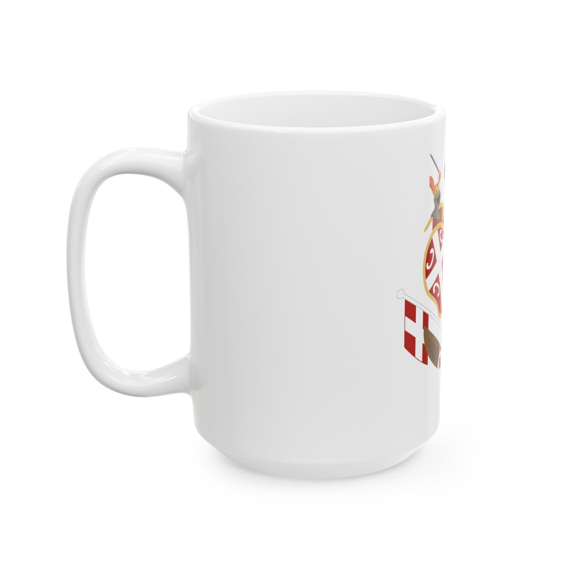 Coat of arms of Revolutionary Serbia - White Coffee Mug-The Sticker Space