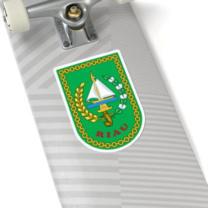 Coat of arms of Riau (Indonesia) (Coat of Arms) STICKER Vinyl Kiss-Cut Decal - The Sticker Space