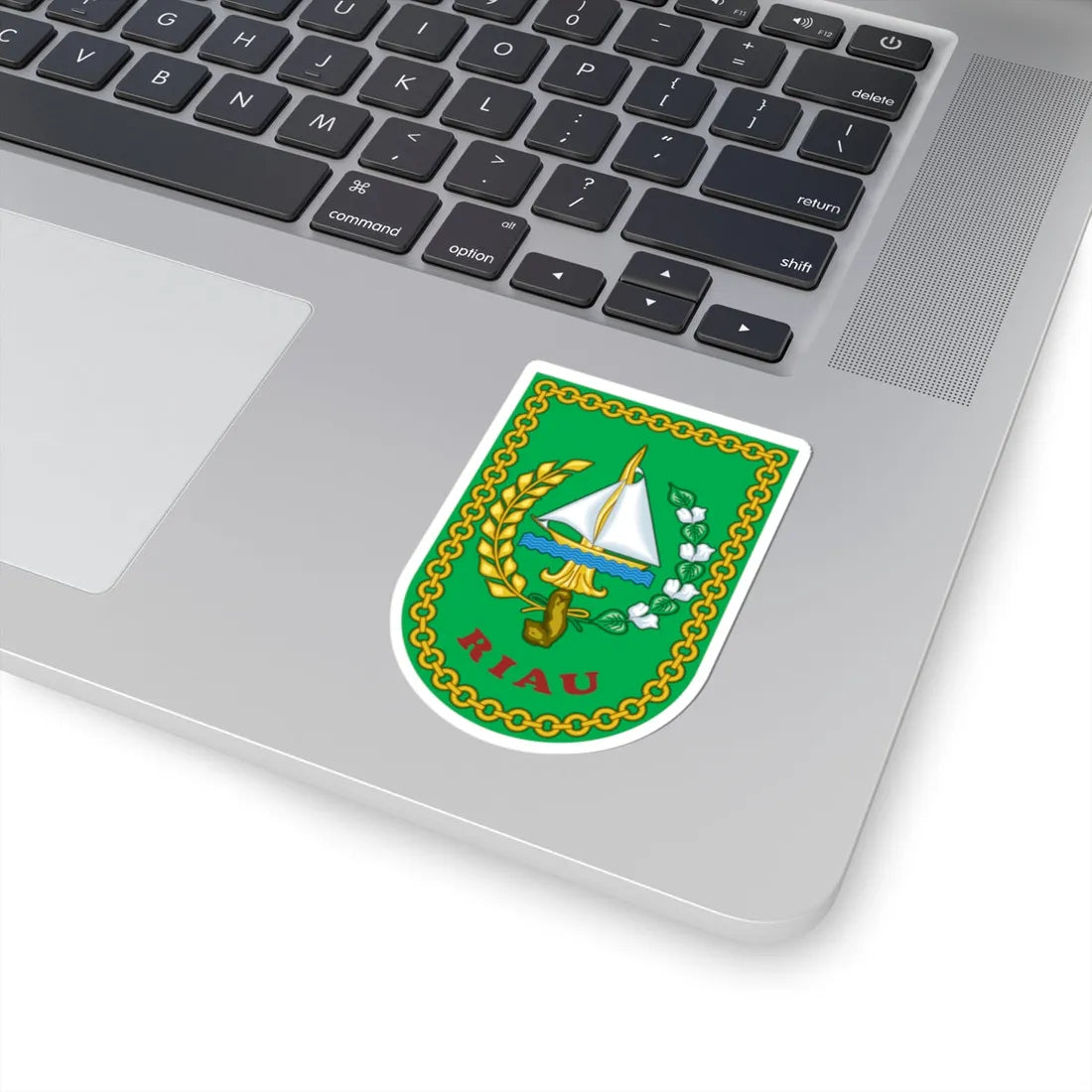 Coat of arms of Riau (Indonesia) (Coat of Arms) STICKER Vinyl Kiss-Cut Decal - The Sticker Space