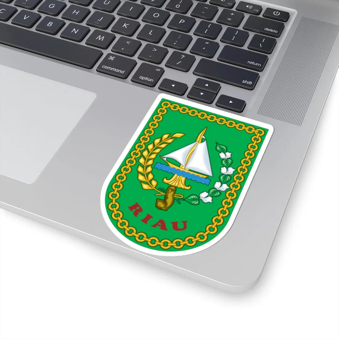 Coat of arms of Riau (Indonesia) (Coat of Arms) STICKER Vinyl Kiss-Cut Decal - The Sticker Space