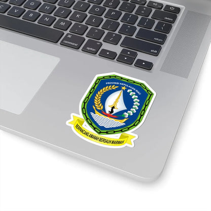 Coat of arms of Riau Islands (Indonesia) (Coat of Arms) STICKER Vinyl Kiss-Cut Decal - The Sticker Space