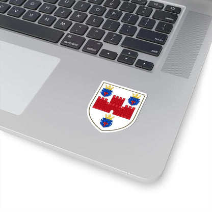 Coat of arms of Ribe County (Denmark) (Coat of Arms) STICKER Vinyl Kiss-Cut Decal - The Sticker Space