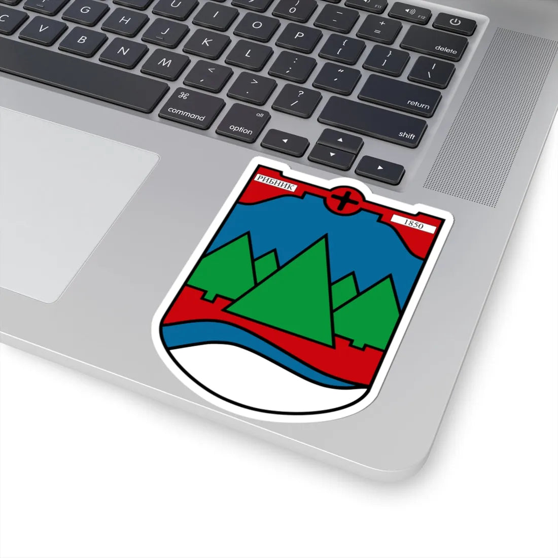 Coat of arms of Ribnik (Bosnia and Herzegovina) (Coat of Arms) STICKER Vinyl Kiss-Cut Decal - The Sticker Space