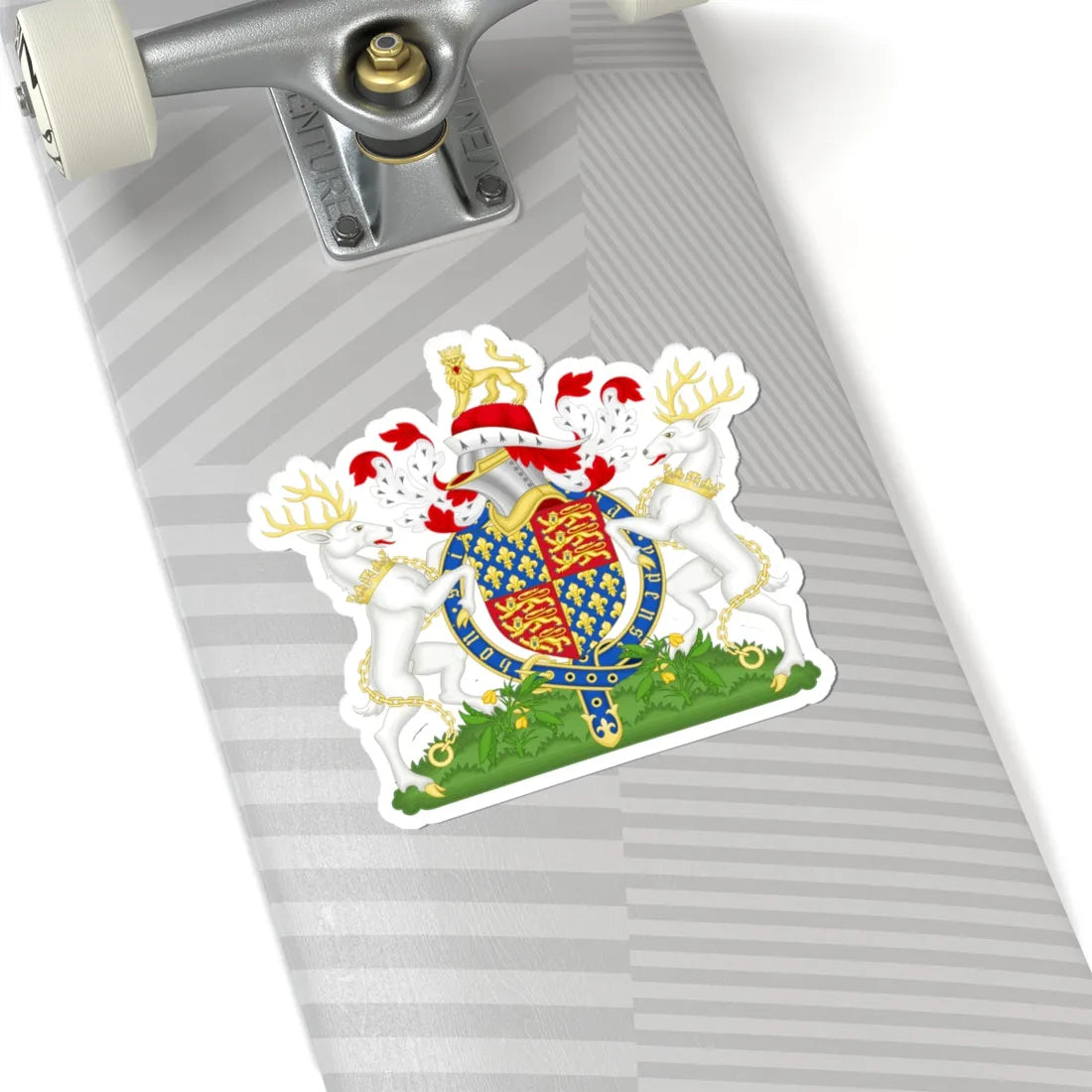 Coat of Arms of Richard II of England 1377-1399 Variant 1 (England) (Coat of Arms) STICKER Vinyl Kiss-Cut Decal - The Sticker Space