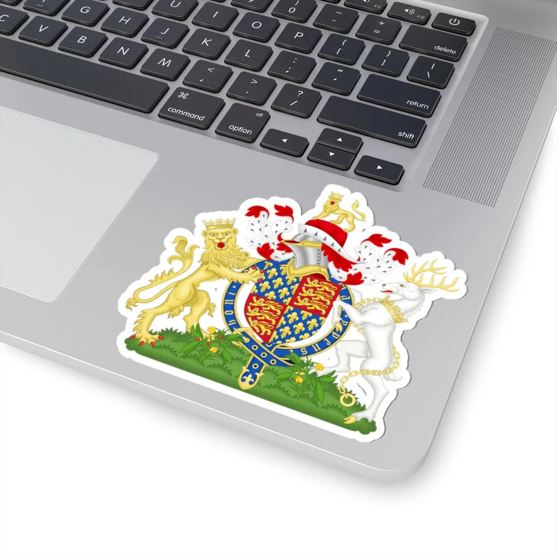 Coat of Arms of Richard II of England 1377-1399 Variant 2 (England) (Coat of Arms) STICKER Vinyl Kiss-Cut Decal - The Sticker Space