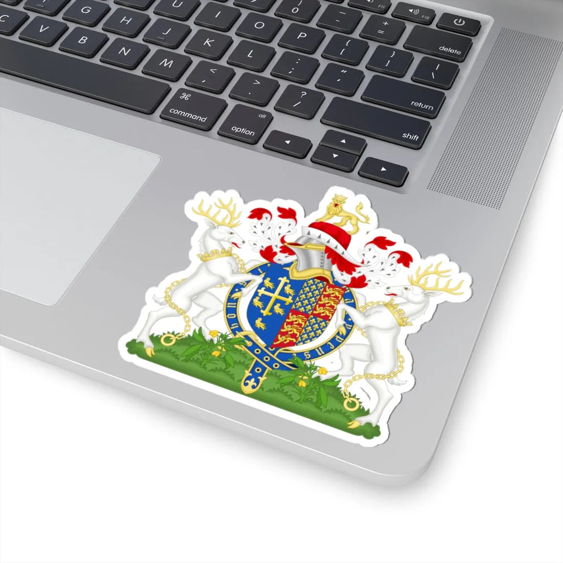 Coat of Arms of Richard II of England 1377-1399 Variant 3 (England) (Coat of Arms) STICKER Vinyl Kiss-Cut Decal - The Sticker Space