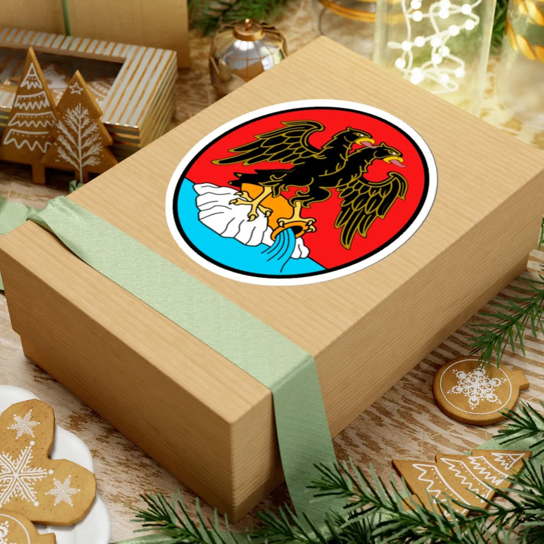 Coat of arms of Rijeka (Croatia) (Coat of Arms) STICKER Vinyl Kiss-Cut Decal - The Sticker Space