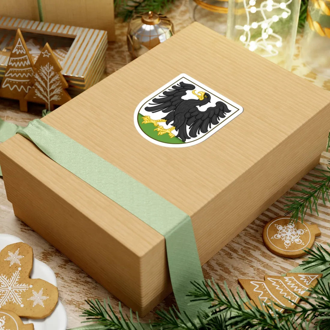 Coat of arms of Ringkøbing (Denmark) (Coat of Arms) STICKER Vinyl Kiss-Cut Decal - The Sticker Space