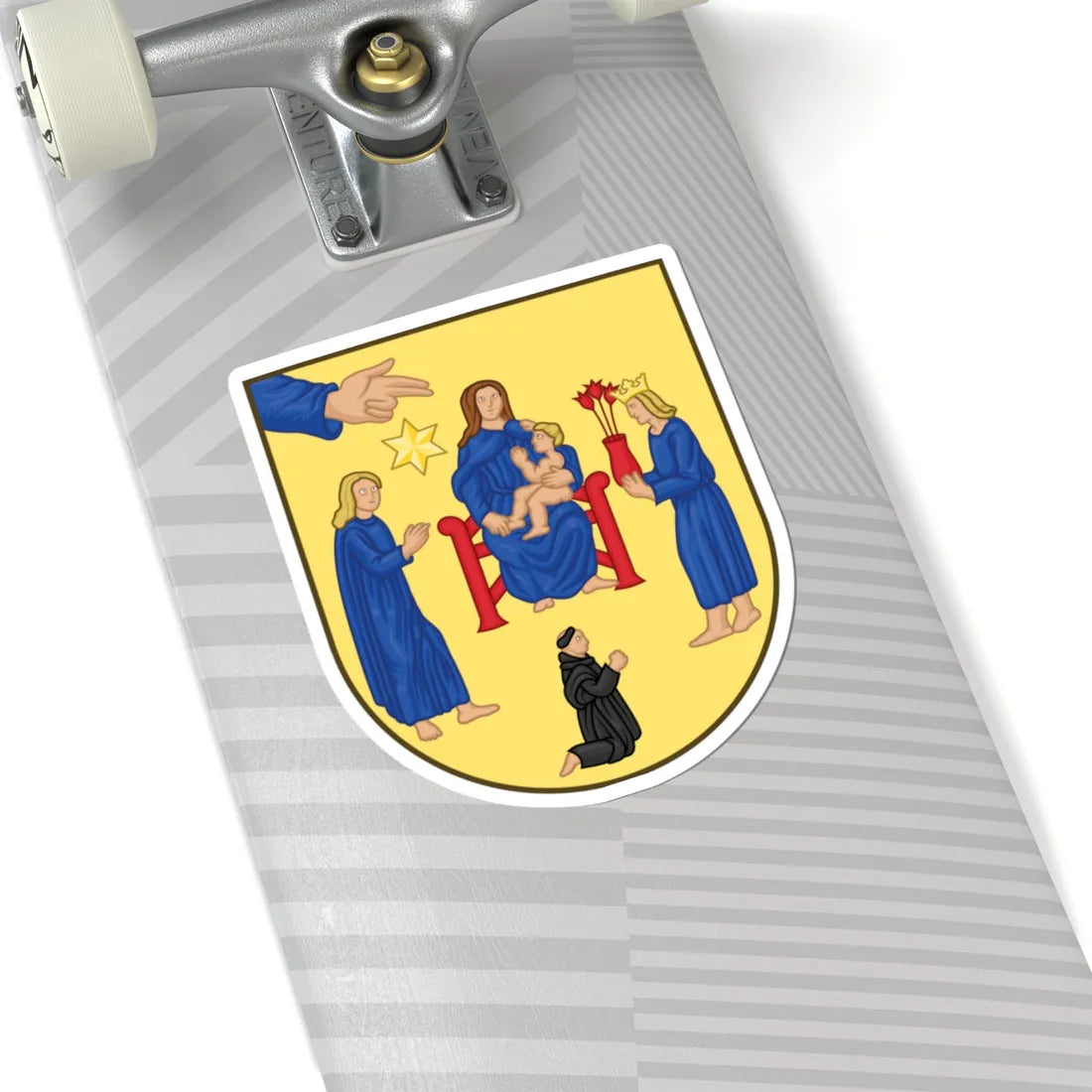 Coat of arms of Ringsted (Denmark) (Coat of Arms) STICKER Vinyl Kiss-Cut Decal - The Sticker Space