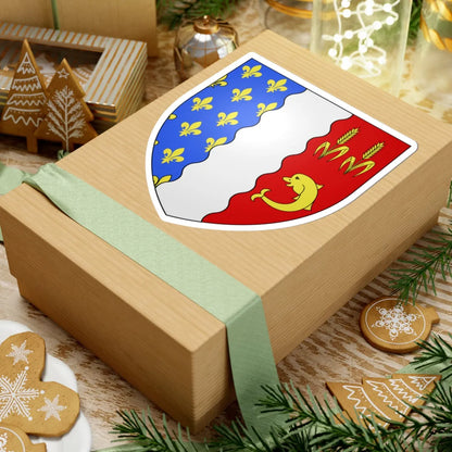 Coat of arms of Rivière-Ouelle (Canada) (Coat of Arms) STICKER Vinyl Kiss-Cut Decal - The Sticker Space