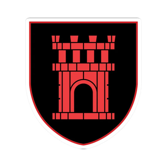 Coat of arms of Črnomelj since 2021 (Slovenia) (Coat of Arms) STICKER Vinyl Kiss-Cut Decal 2 Inch White - The Sticker Space