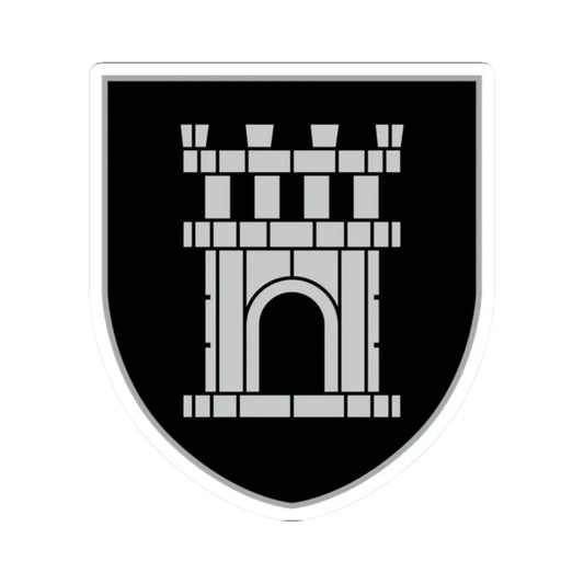 Coat of arms of Črnomelj variant (Slovenia) (Coat of Arms) STICKER Vinyl Kiss-Cut Decal 2 Inch White - The Sticker Space