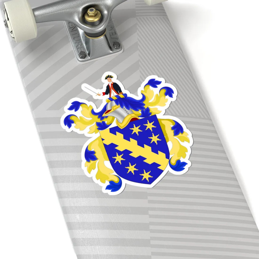 Coat of Arms of Robert Treat Paine (United States) (Coat of Arms) STICKER Vinyl Kiss-Cut Decal - The Sticker Space