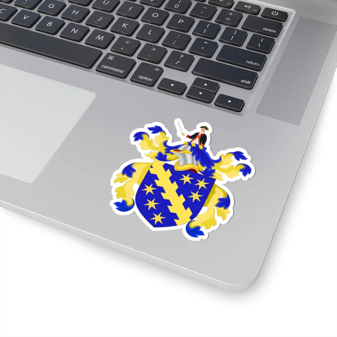 Coat of Arms of Robert Treat Paine (United States) (Coat of Arms) STICKER Vinyl Kiss-Cut Decal - The Sticker Space