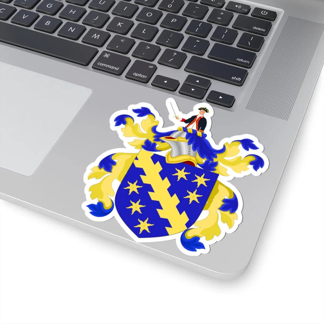 Coat of Arms of Robert Treat Paine (United States) (Coat of Arms) STICKER Vinyl Kiss-Cut Decal - The Sticker Space