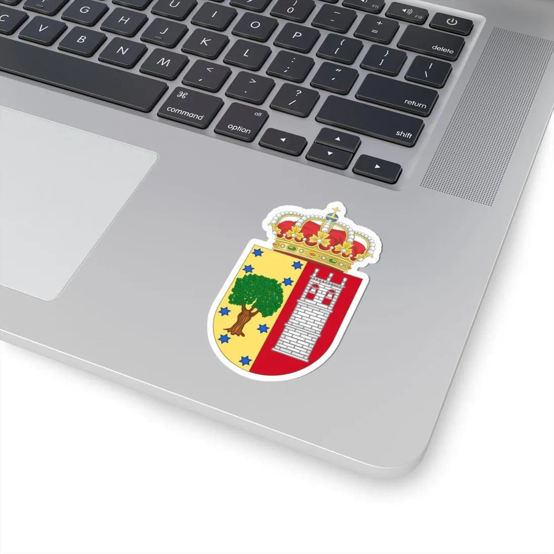 Coat of Arms of Robledo de Chavela (Spain) (Coat of Arms) STICKER Vinyl Kiss-Cut Decal - The Sticker Space