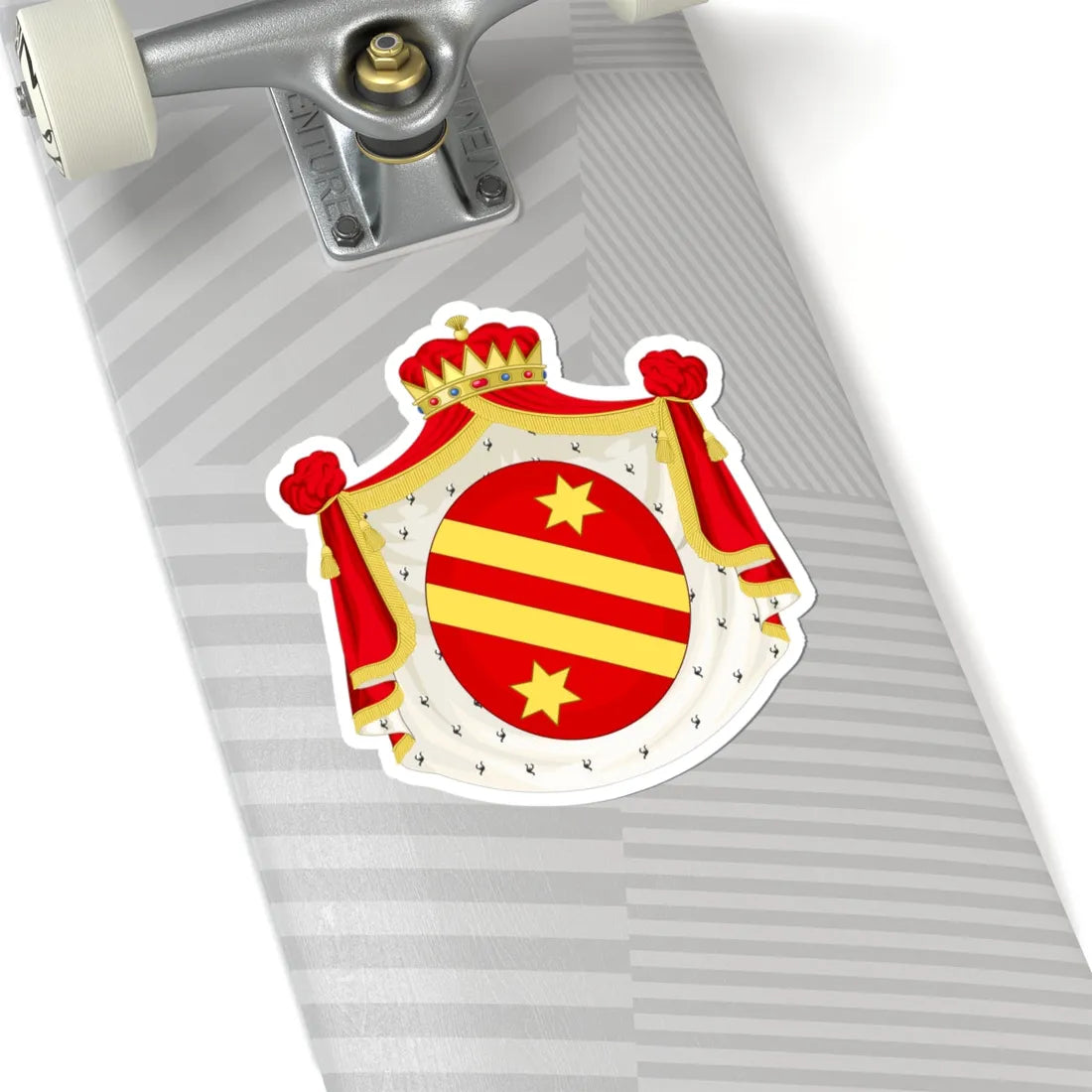 Coat of Arms of Roman Prince of Canino (Italy) (Coat of Arms) STICKER Vinyl Kiss-Cut Decal - The Sticker Space