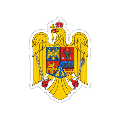 Coat of arms of Romania Eagle STICKER Vinyl Die-Cut Decal-White-The Sticker Space