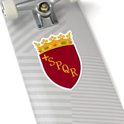 Coat of arms of Rome (Italy) (Coat of Arms) STICKER Vinyl Kiss-Cut Decal - The Sticker Space