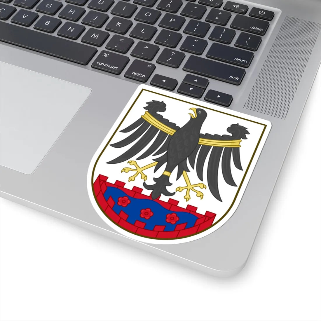 Coat of arms of Roskilde (Denmark) (Coat of Arms) STICKER Vinyl Kiss-Cut Decal - The Sticker Space