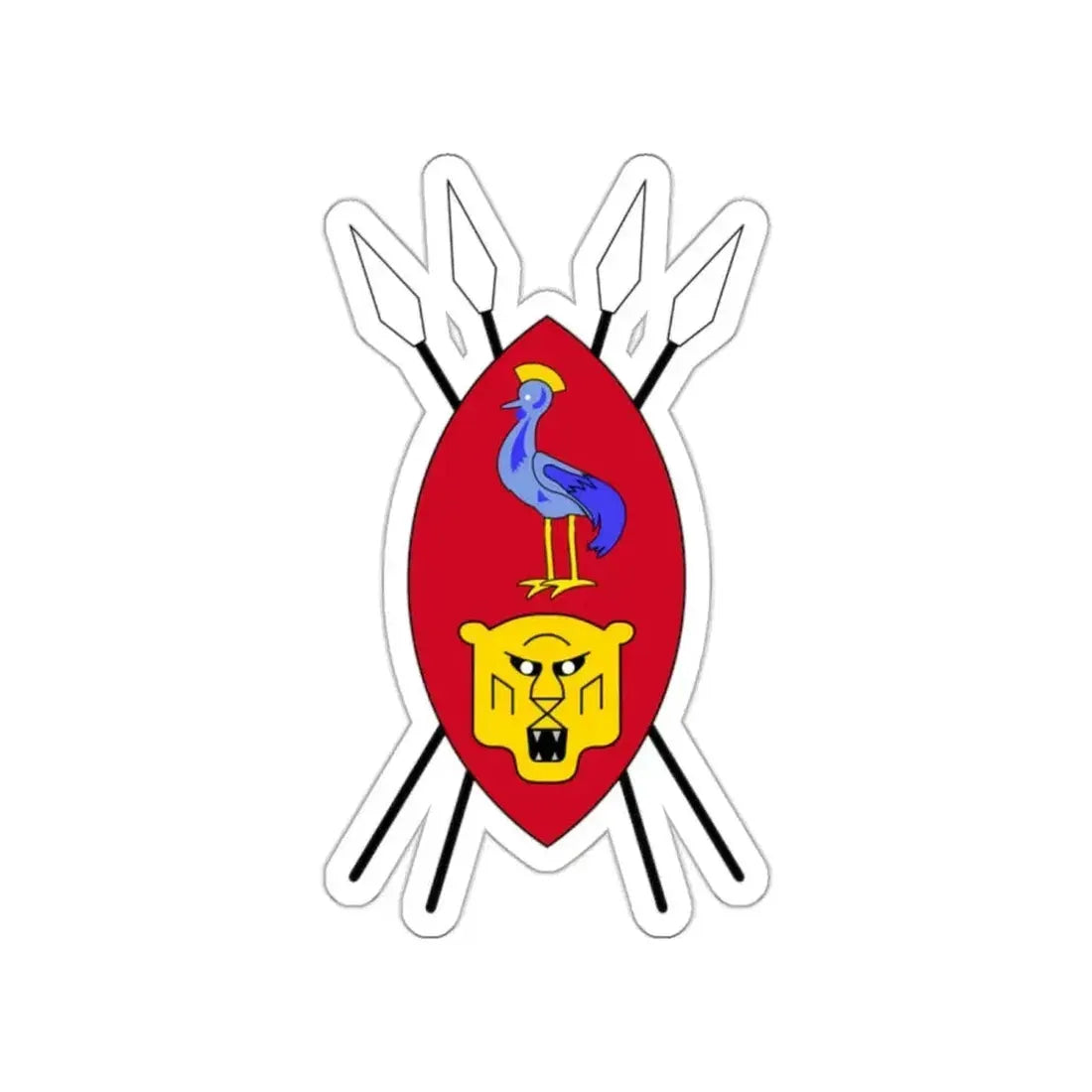 Coat of arms of Ruanda-Urundi STICKER Vinyl Die-Cut Decal - The Sticker Space