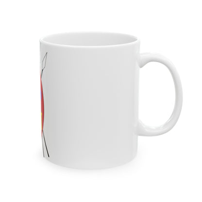 Coat of arms of Ruanda-Urundi - White Coffee Mug-The Sticker Space