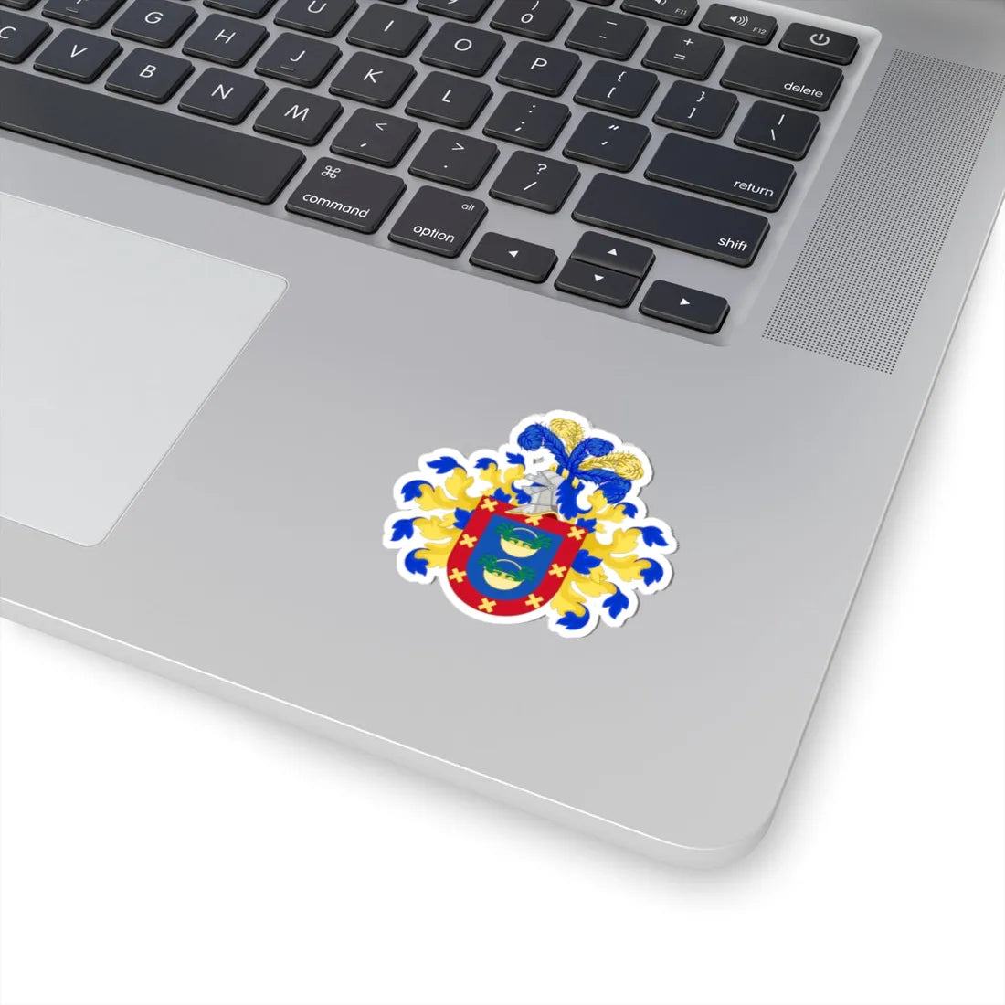 Coat of Arms of Ruiz de Gauna (Argentina) (Coat of Arms) STICKER Vinyl Kiss-Cut Decal - The Sticker Space