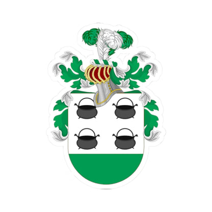 Coat of Arms of Ruiz de los Llanos (Argentina) (Coat of Arms) STICKER Vinyl Kiss-Cut Decal 2 Inch White - The Sticker Space