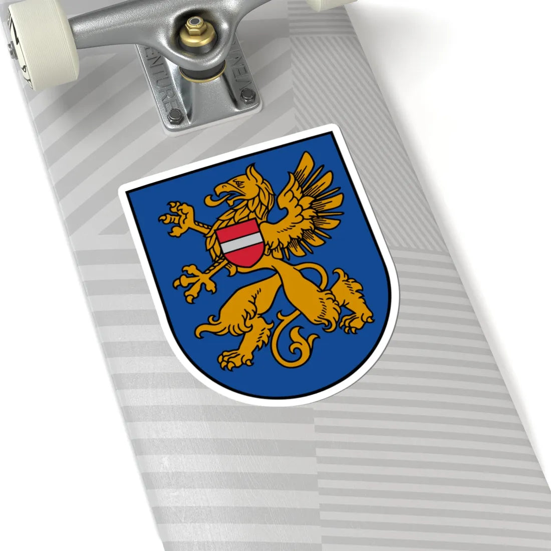 Coat of Arms of Rēzekne (Latvia) (Coat of Arms) STICKER Vinyl Kiss-Cut Decal - The Sticker Space