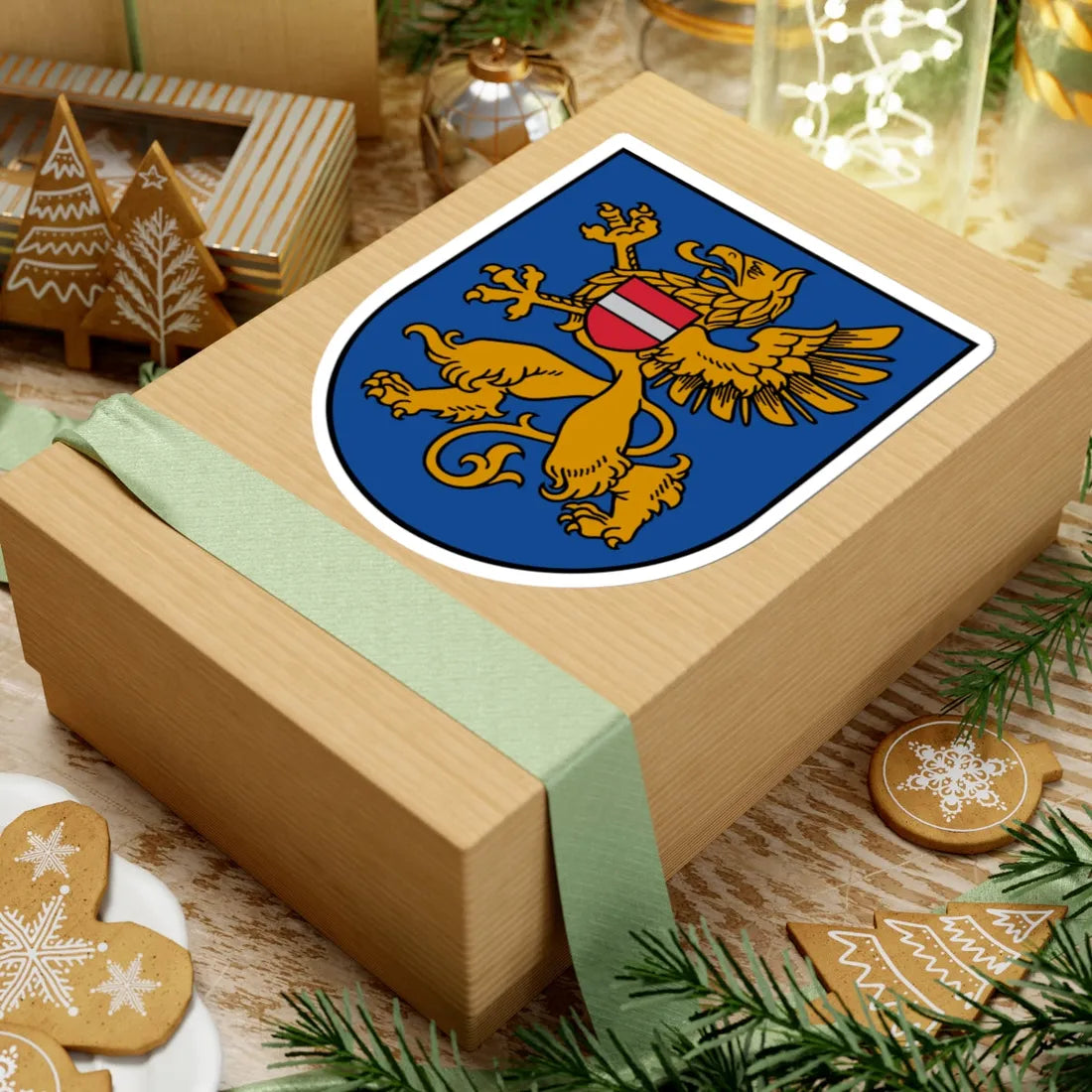 Coat of Arms of Rēzekne (Latvia) (Coat of Arms) STICKER Vinyl Kiss-Cut Decal - The Sticker Space