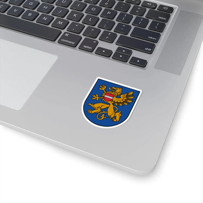 Coat of Arms of Rēzekne (Latvia) (Coat of Arms) STICKER Vinyl Kiss-Cut Decal - The Sticker Space