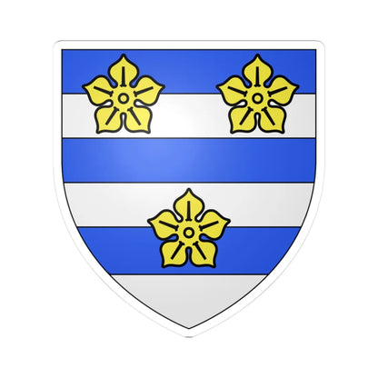 Coat of arms of Saint-Agapit (Canada) (Coat of Arms) STICKER Vinyl Kiss-Cut Decal 3 Inch White - The Sticker Space