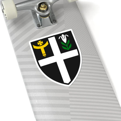 Coat of Arms of Saint Augustine of Canterbury (England) (Coat of Arms) STICKER Vinyl Kiss-Cut Decal - The Sticker Space