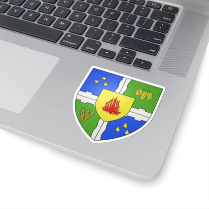 Coat of arms of Sainte-Hélène-de-Kamouraska (Canada) (Coat of Arms) STICKER Vinyl Kiss-Cut Decal - The Sticker Space