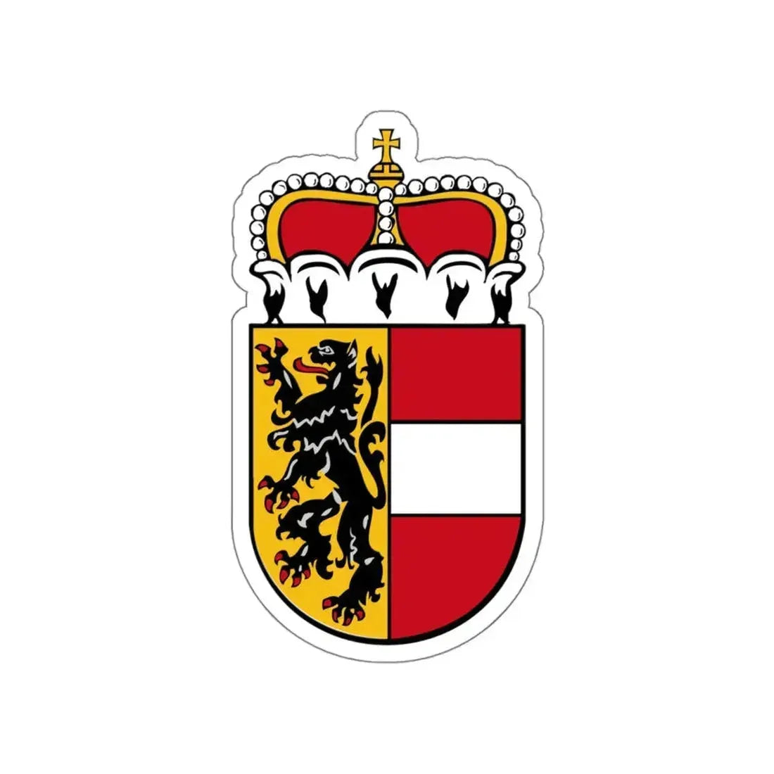 Coat of Arms of Salzburg Austria STICKER Vinyl Die-Cut Decal 5 Inch - The Sticker Space