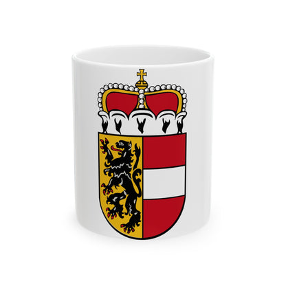 Coat of Arms of Salzburg Austria - White Coffee Mug-11oz-The Sticker Space