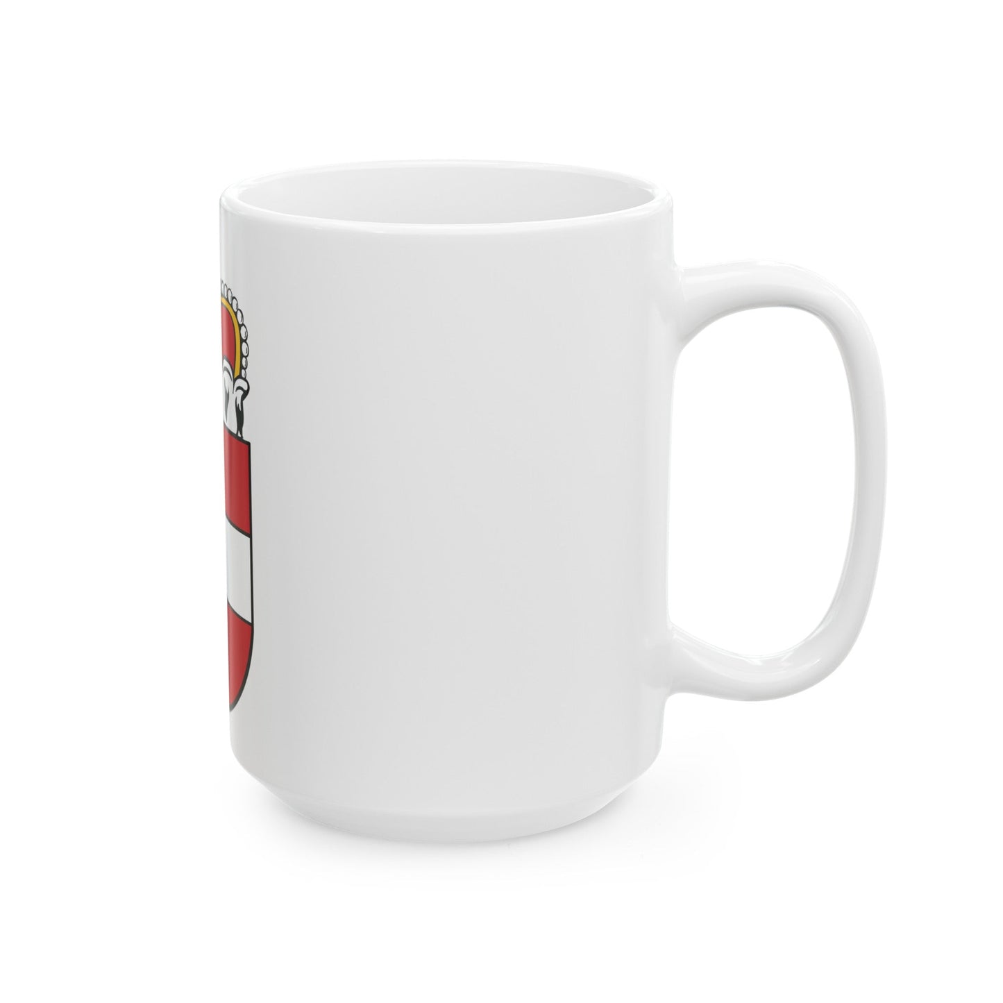 Coat of Arms of Salzburg Austria - White Coffee Mug-The Sticker Space