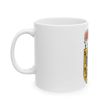 Coat of Arms of Salzburg Austria - White Coffee Mug-The Sticker Space