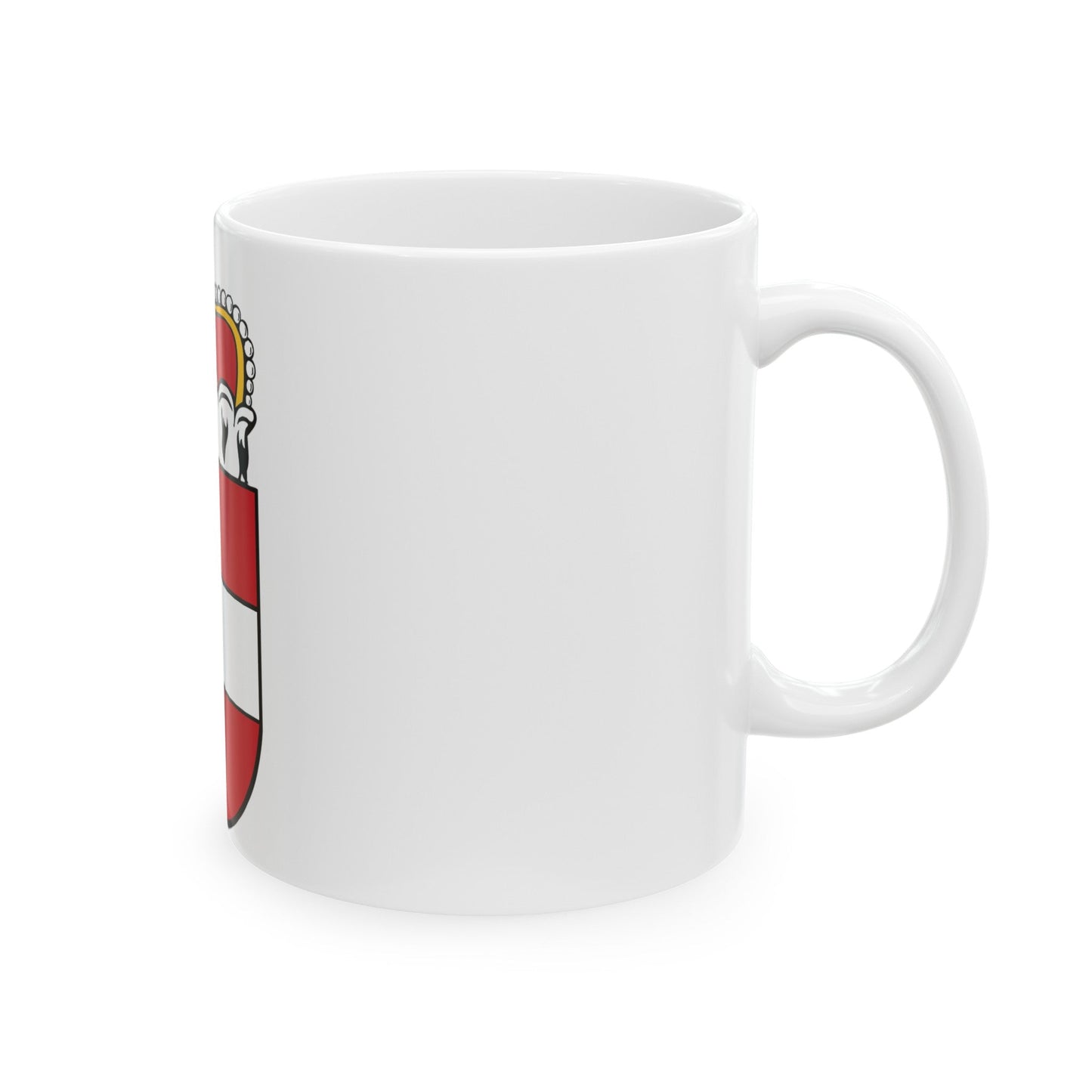 Coat of Arms of Salzburg Austria - White Coffee Mug-The Sticker Space