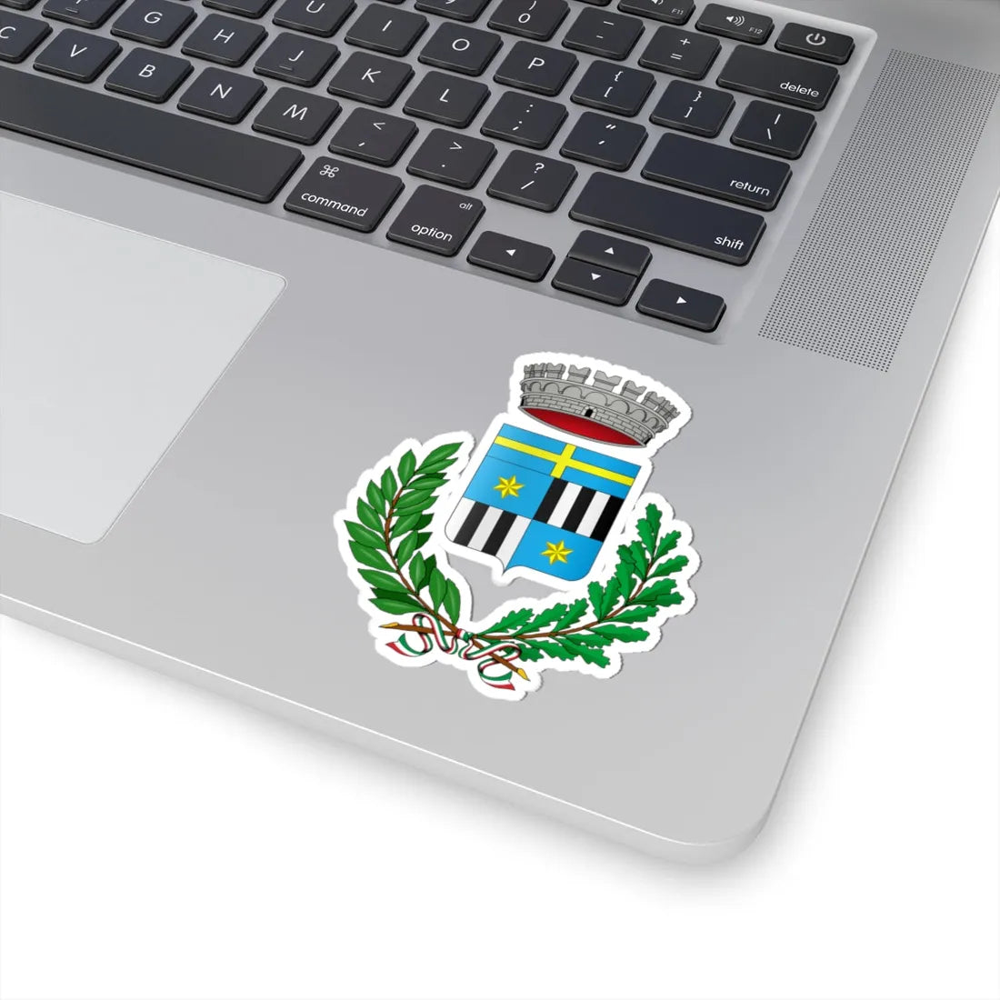 Coat of arms of San Bonifacio municipality (Italy) (Coat of Arms) STICKER Vinyl Kiss-Cut Decal - The Sticker Space