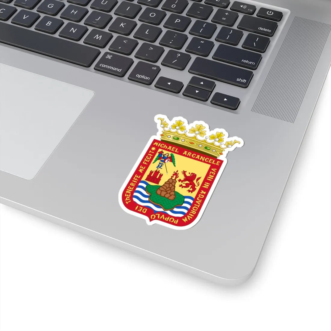 Coat of Arms of San Cristóbal de La Laguna (Spain) (Coat of Arms) STICKER Vinyl Kiss-Cut Decal - The Sticker Space