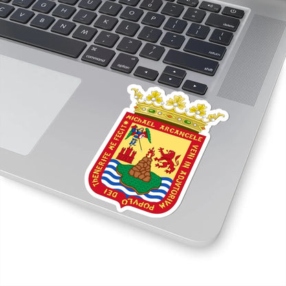Coat of Arms of San Cristóbal de La Laguna (Spain) (Coat of Arms) STICKER Vinyl Kiss-Cut Decal - The Sticker Space