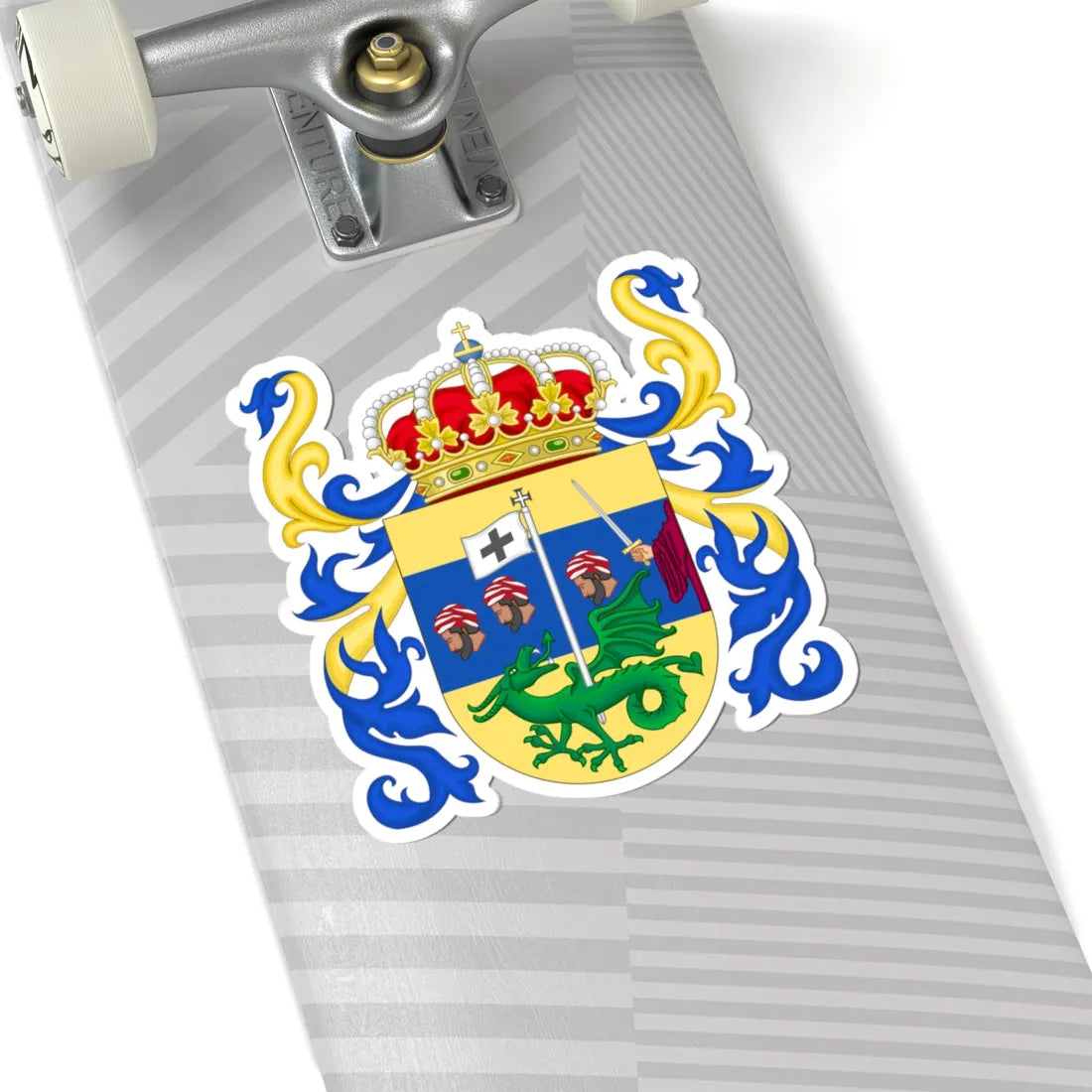 Coat of Arms of San Millán de la Cogolla (Spain) (Coat of Arms) STICKER Vinyl Kiss-Cut Decal - The Sticker Space