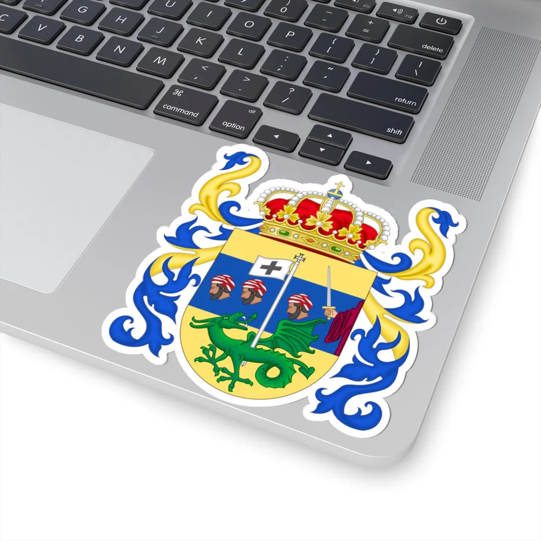 Coat of Arms of San Millán de la Cogolla (Spain) (Coat of Arms) STICKER Vinyl Kiss-Cut Decal - The Sticker Space