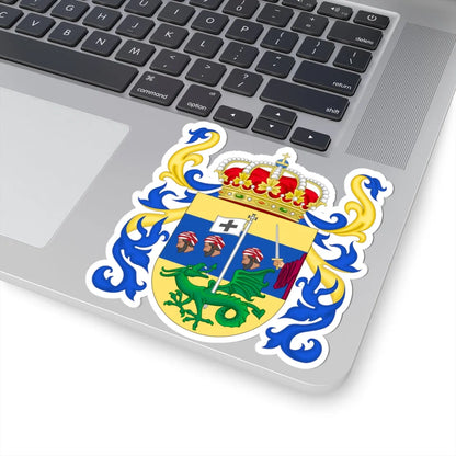 Coat of Arms of San Millán de la Cogolla (Spain) (Coat of Arms) STICKER Vinyl Kiss-Cut Decal - The Sticker Space