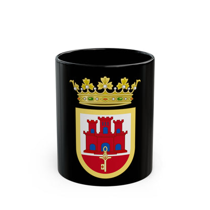 Coat of Arms of San Roque - Black Coffee Mug-11oz-The Sticker Space