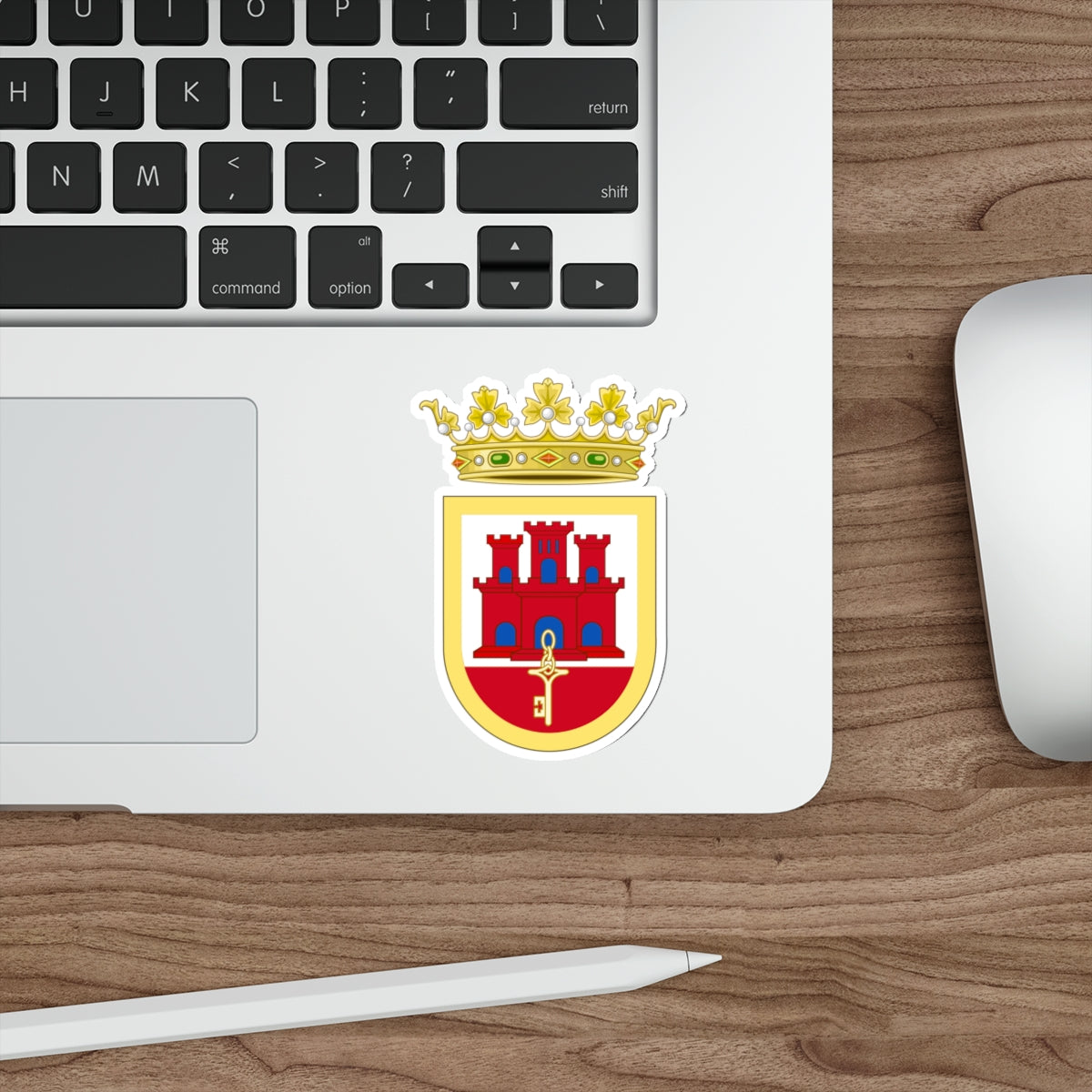 Coat of Arms of San Roque STICKER Vinyl Die-Cut Decal-The Sticker Space