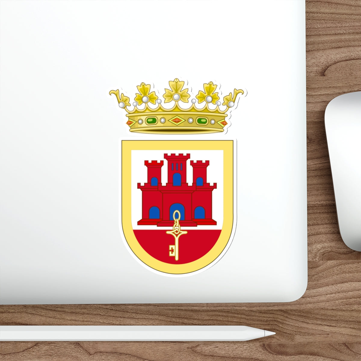 Coat of Arms of San Roque STICKER Vinyl Die-Cut Decal-The Sticker Space